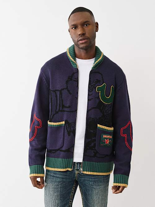 CHUNKY KNIT BUDDHA CARDIGAN