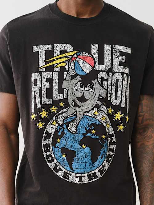 ФУТБОЛКА TRUE RELIGION С ГРАФИЧЕСКИМ ПРИНТОМ