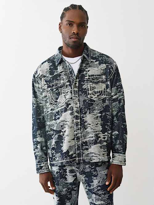 ЖАККАРДОВАЯ СУПЕР-футболка В ЗАПАДНОМ СТИЛЕ