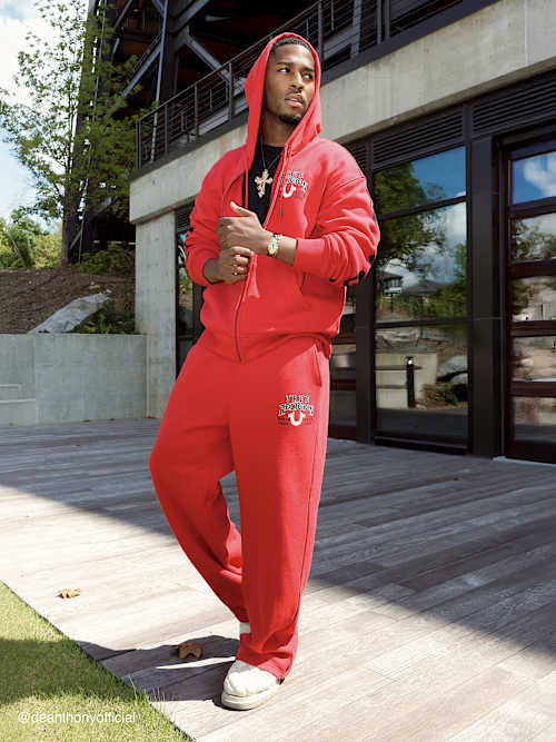 LOGO FLAG BAGGY SWEATPANT