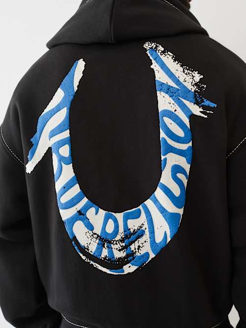 HORSESHOE PAINT BIG T ZIP HOODIE