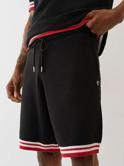 KNIT SWEATSHORTS