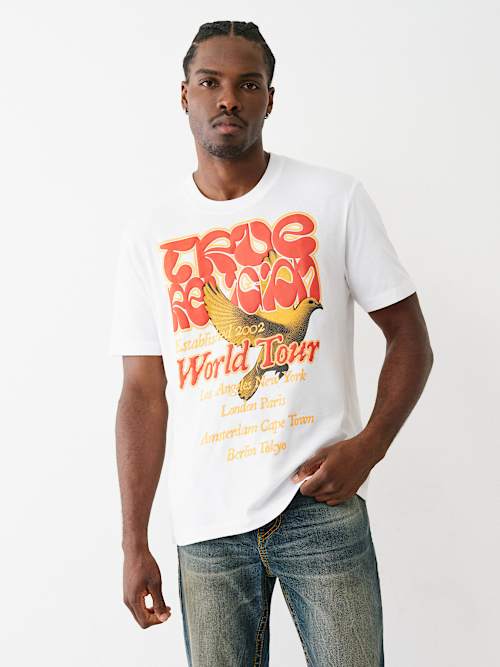 ФУТБОЛКА С ГОЛУБЕМ ДЛЯ КРУГОСВЕТНОГО ПУТЕШЕСТВИЯ