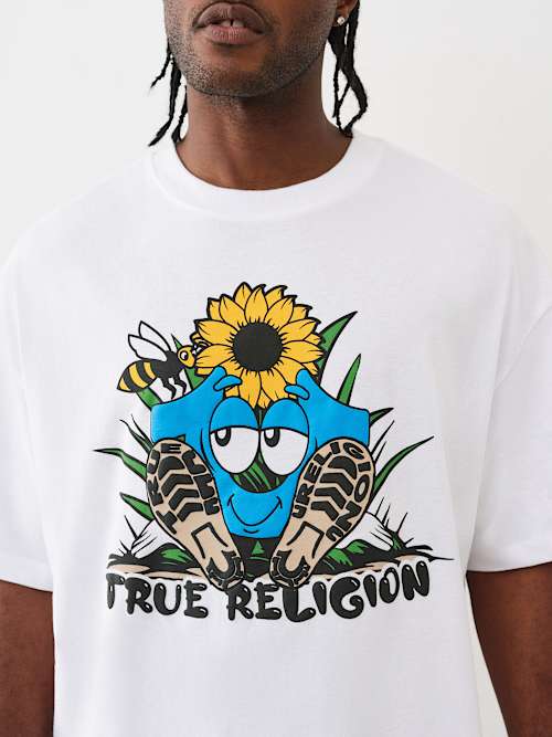 TRUE RELIGION★パッチ刺繍グラフィック Tシャツ PATCH EMBROIDERY GRAPHIC TEE | True Religion