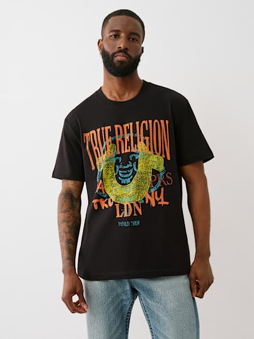 BUDDHA FACE HORSESHOE TEE