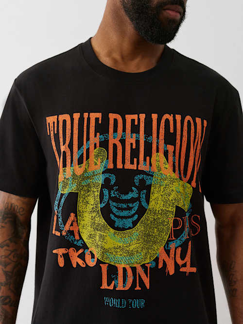 BUDDHA FACE HORSESHOE TEE