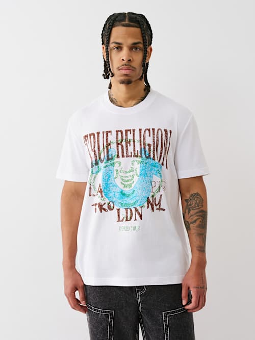 BUDDHA FACE HORSESHOE TEE
