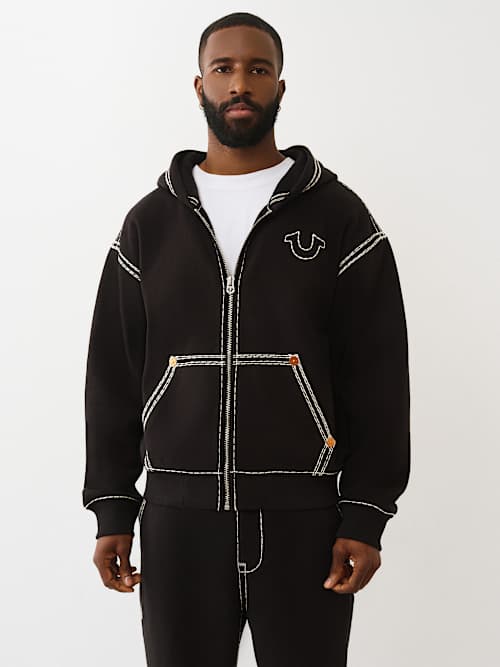 truereligionフード付きネイビーパーカー XS truereligionフード付きネイビーパーカー XS Amazon.co.jp: True