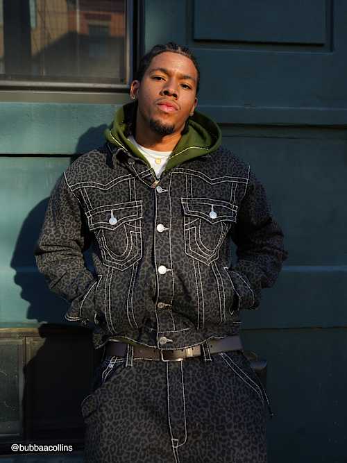 ДЖИНСОВАЯ КУРТКА JIMMY OVERSIZED С ЛЕОПАРДОВЫМ ПРИНТОМ