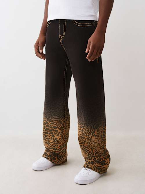 VINNY SUPER T LEOPARD BAGGY JEAN
