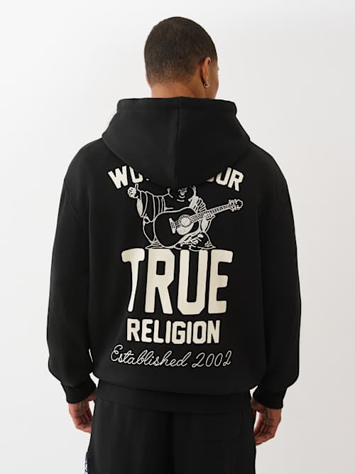 VINTAGE PATCH ZIP HOODIE