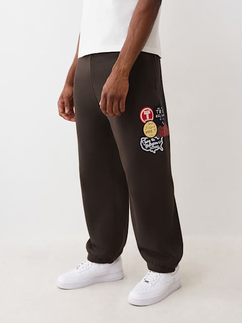 PANTALONES JOGGER VINTAGE CON PARCHE