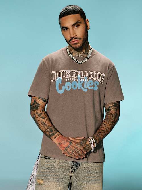 TRUE RELIGION X COOKIES 半袖 Tシャツ TR x Cookies
