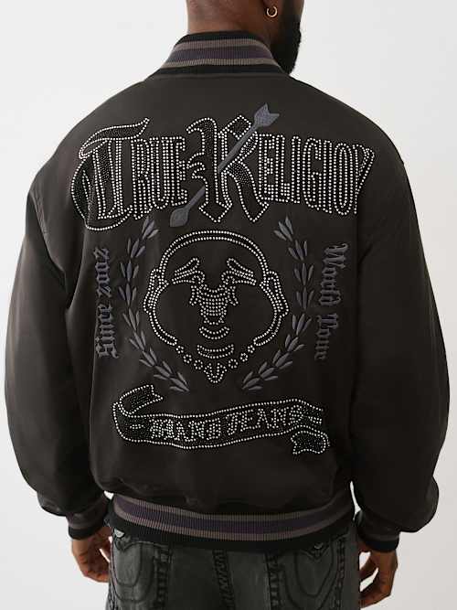 КУРТКА-БОМБЕР ИЗ ХРУСТАЛЬНОГО АТЛАСА