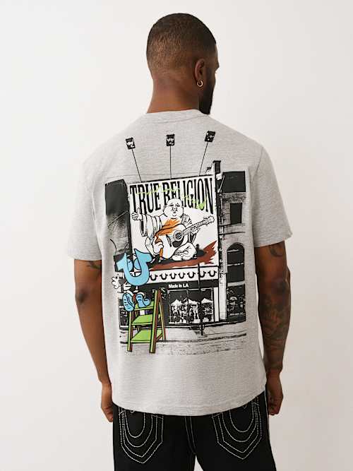 SPRAY PAINT SIGNAGE GRAPHIC TEE