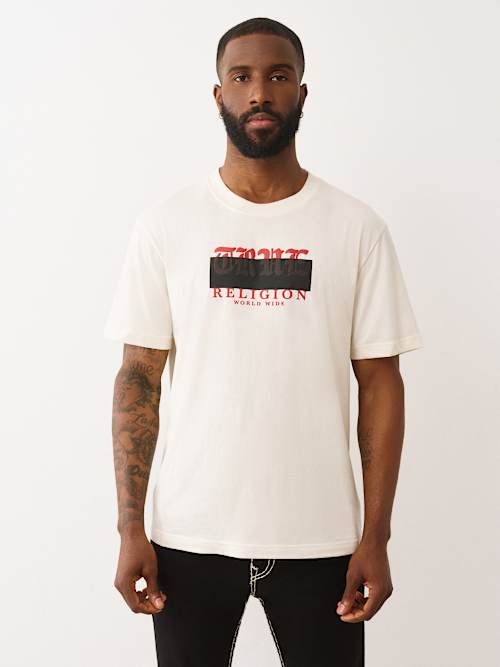 BLOCKED LOGO GRAPHIC TEE