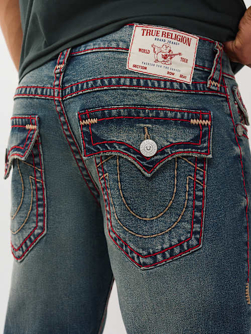 Джинсы True Religion Billy Super T с откидными карманами