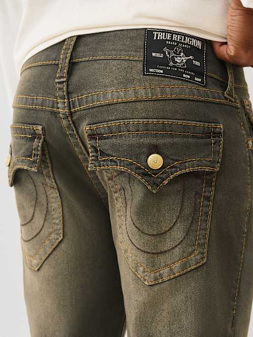 TRUE RELIGION SECTION STRAIGHT デニム MEN'S BIG T AND SUPER T STITCH JEANS