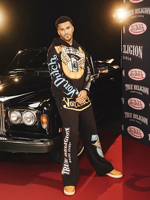 МЕШКОВАТЫЕ СПОРТИВНЫЕ ШТАНЫ С ЛОГОТИПОМ TRUE RELIGION X VON DUTCH