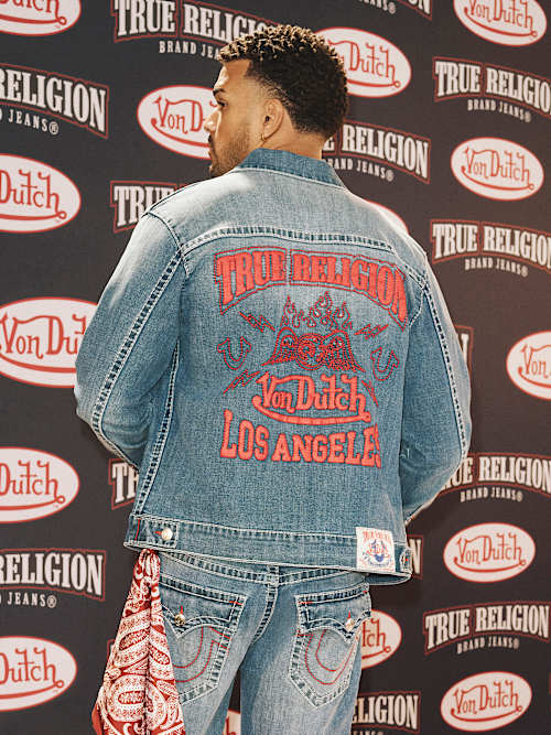 ДЖИНСОВАЯ КУРТКА TRUE RELIGION X VON DUTCH JIMMY BIG T