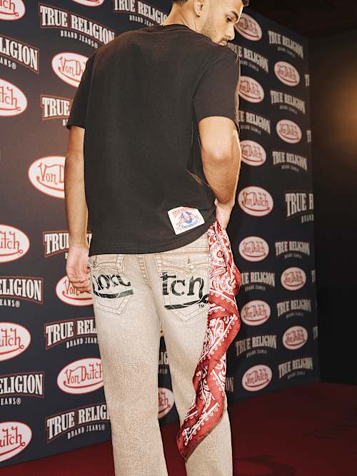 ИСТИННАЯ РЕЛИГИЯ Икс ФОН ДАТЧ БИЛЛИ СУПЕР-футболка BOOTCUT JEAN