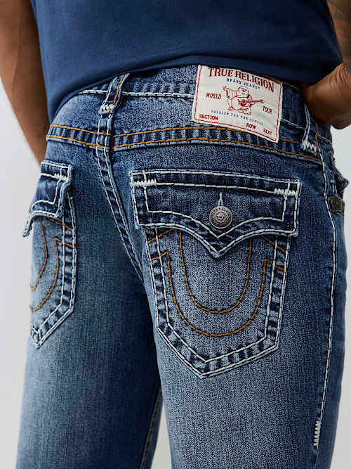 あ　TRUERELIGION RICKY SUPER T RICKY SUPER T FLAP STRAIGHT JEAN 34