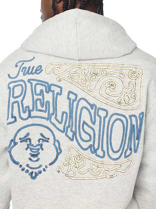 ROPE LOGO ZIP HOODIE