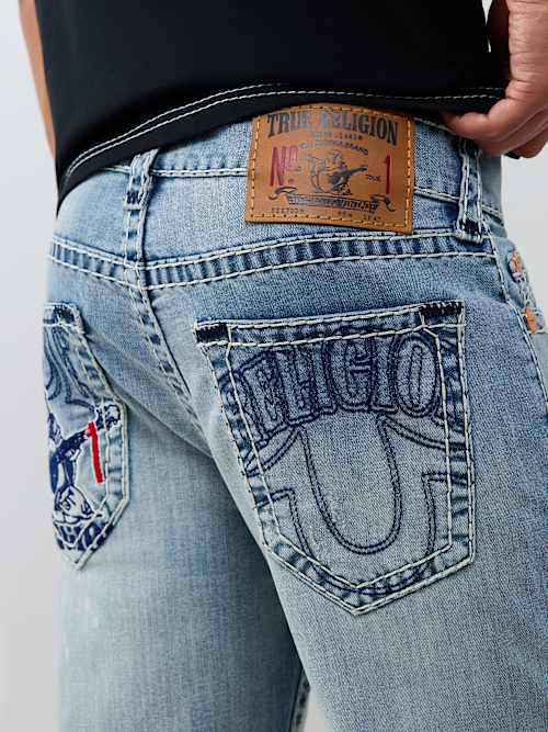 BILLY EMBROIDERED SUPER T BOOTCUT JEAN 34