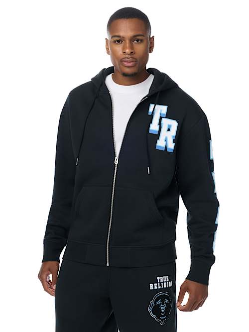 OVERT BUDDHA LOGO ZIP HOODIE