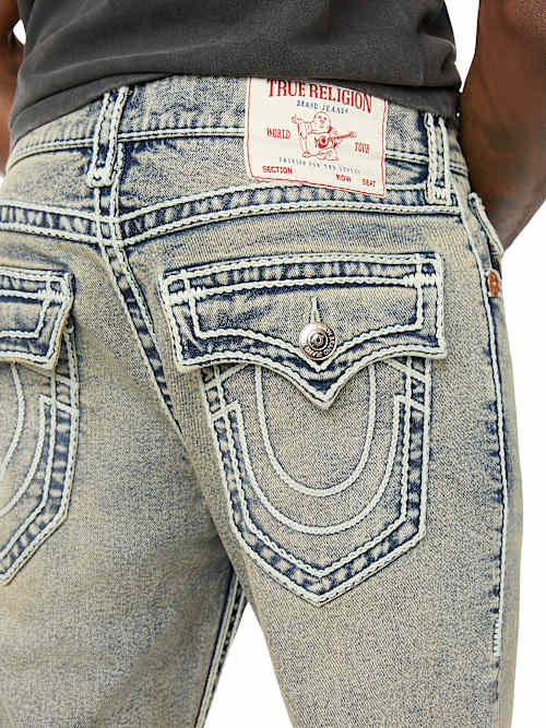 Ricky Rope Stitch Flap Straight Jean 34