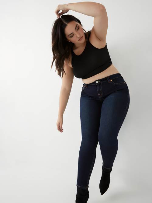 PLUS HALLE HIGH RISE SUPER SKINNY JEAN