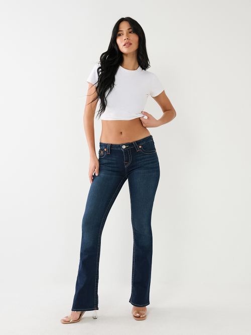 Shop True Religion Women Black Solid Bootcut Jeans