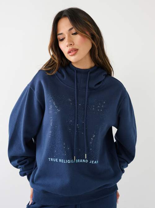 CRYSTAL RELAXED HOODIE