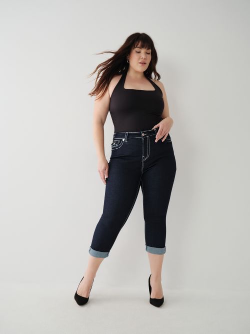 JENNIE BIG T CURVY SKINNY CROP JEAN