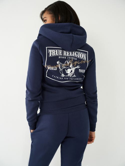 True religion triple online stitch hoodie