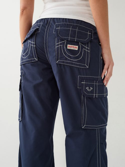 True Religion UO Exclusive Bobbi Baggy Cargo Jean