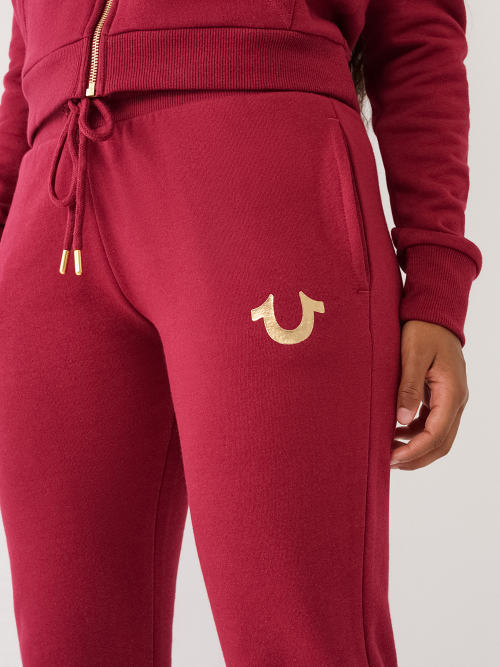 True Religion jersey sweatpants in pink