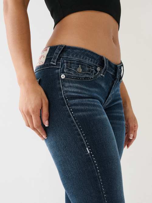 CRYSTAL JOEY LOW RISE FLARE JEAN