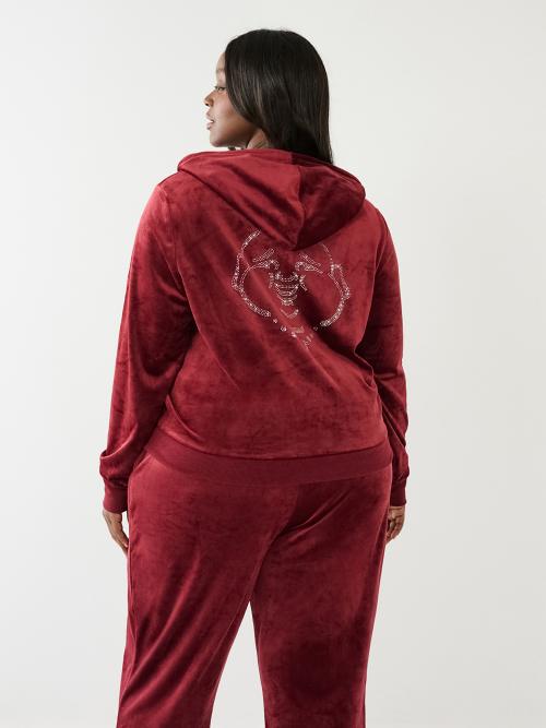 True religion clearance velvet tracksuit