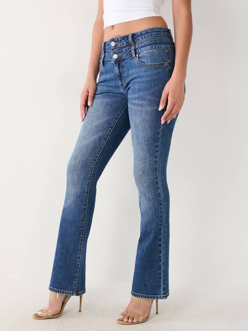 DOUBLE WAISTED BOOTCUT JEAN
