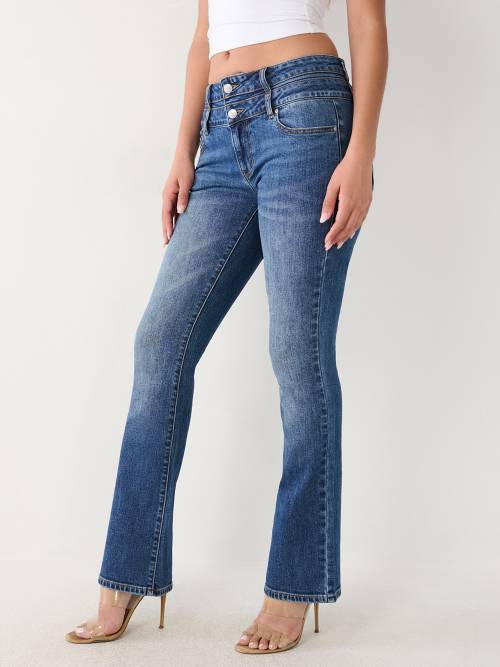 Sherrylily Women High Waisted Bootcut Flare Jeans with Wide Leg Stretch  Denim Pants(Size 4-16) 