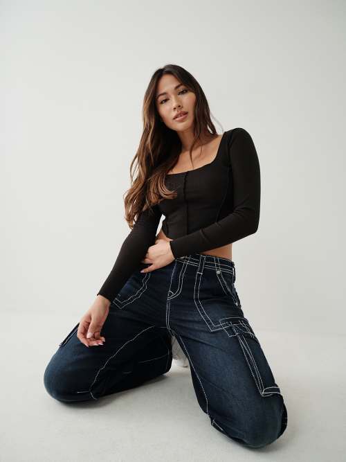 PANELED CROP TOP