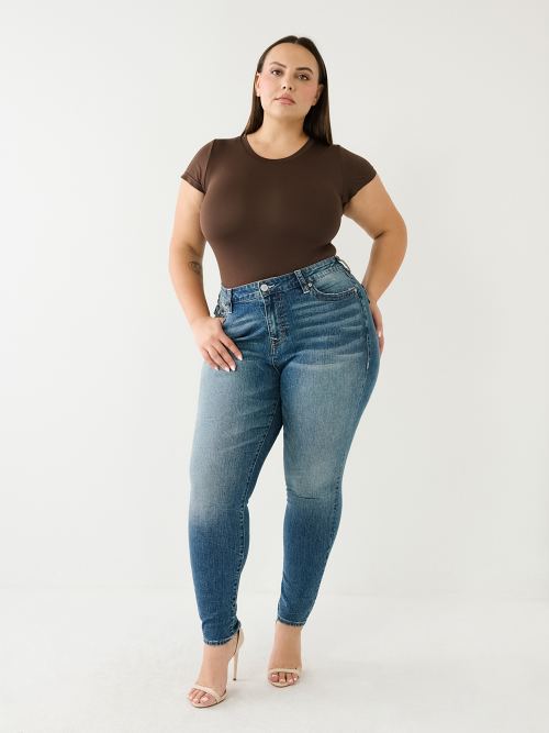 Plus Exclusive Slim Ankle Jeans - Providence Wash - Curvy Fit