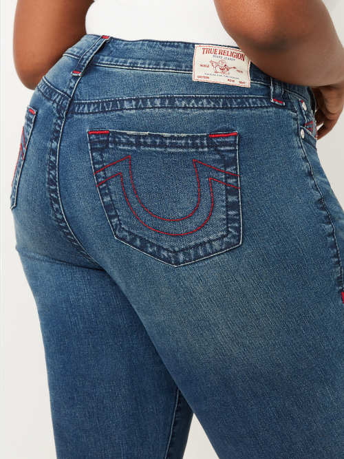  True Religion Pantalón deportivo Ticker de tiro medio para mujer,  Gris jaspeado : Ropa, Zapatos y Joyería