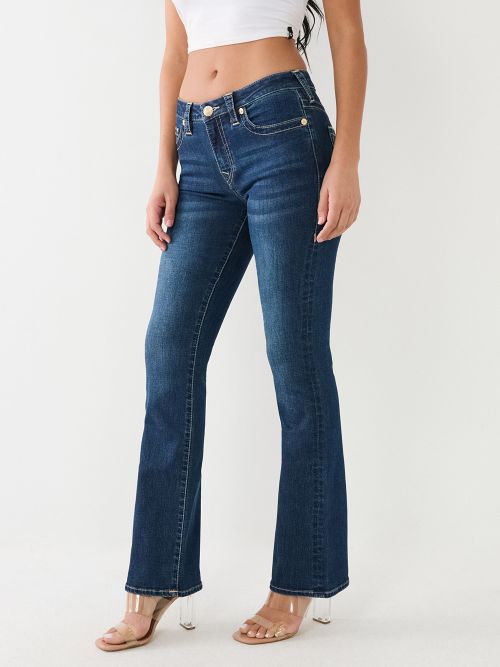 BECCA MID RISE SINGLE NEEDLE BOOTCUT JEAN