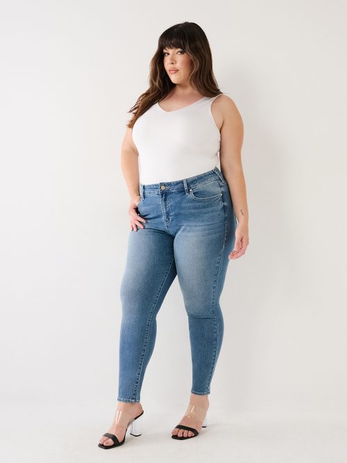 PLUS JENNIE MID RISE CURVY SKINNY JEAN