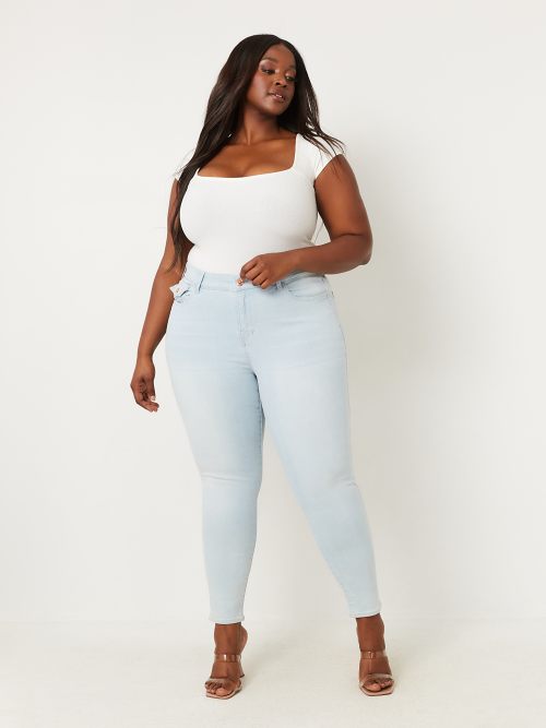 Plus Jennie Mid Rise Curvy Skinny Jean