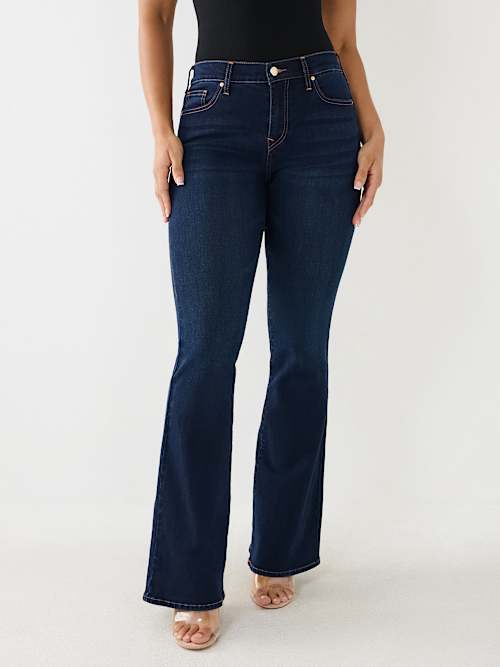 ДЖИНСЫ-КЛЕШ С ВЫСОКОЙ ПОСАДКОЙ ОТ РЕЙГАНА