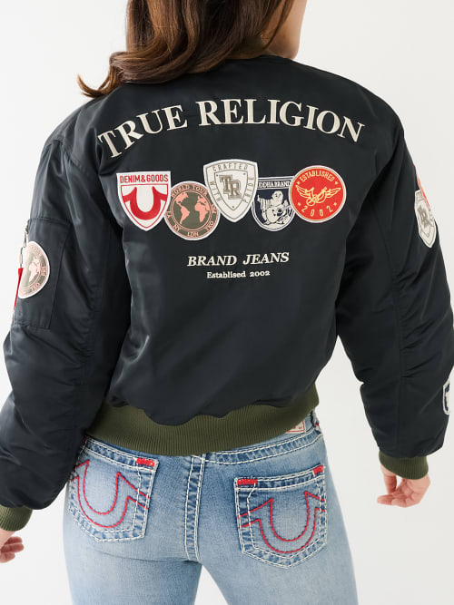 True religion hotsell bomber jacket womens