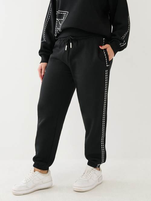 WIDE LEG LOGO JOGGER